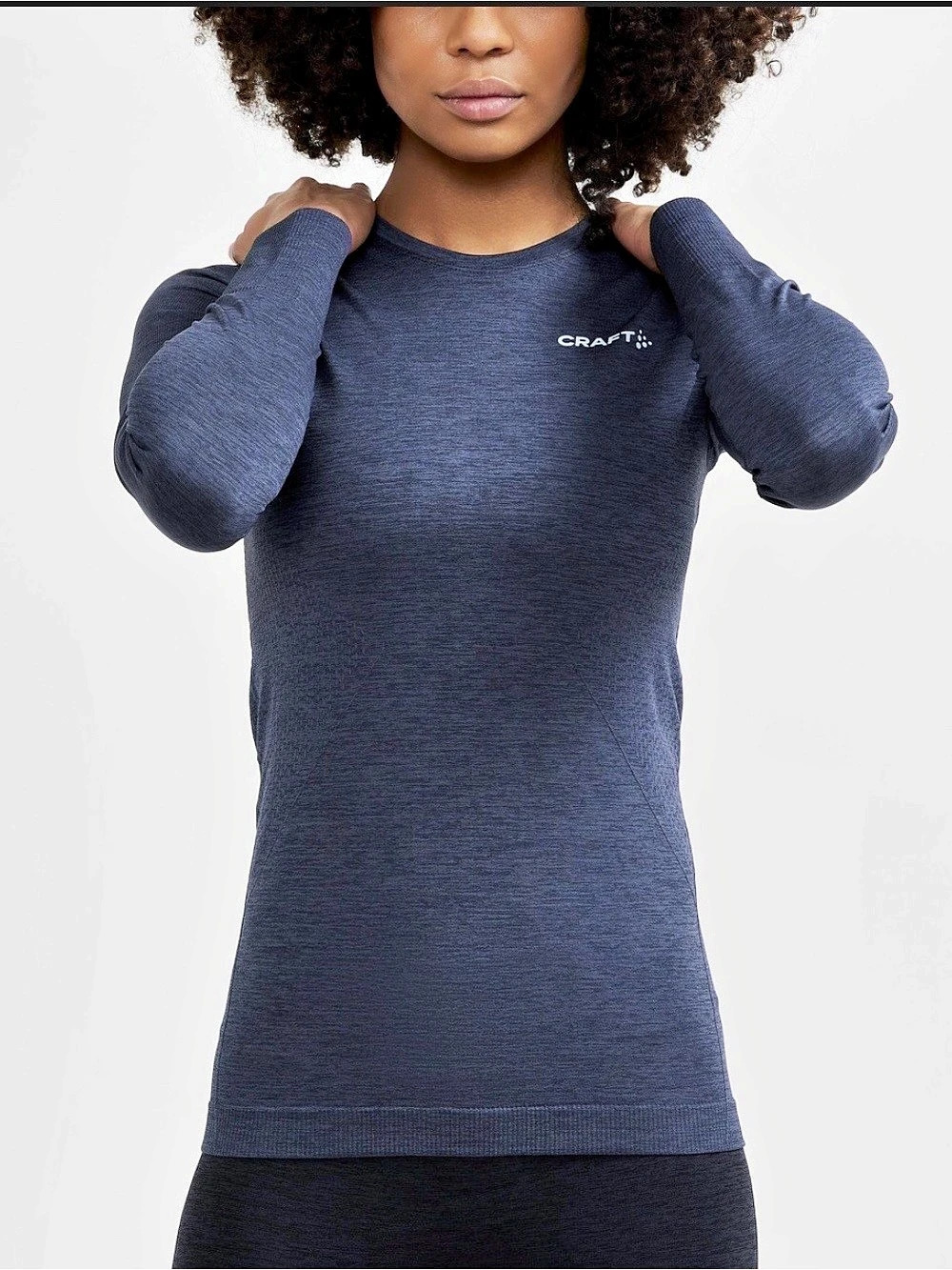 Craft CORE Dry Baselayer Top Women's Long Sleeve Blue Medium NWT